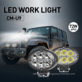 Novo carro de caminhão Offroad de caminhão Offroad de 6,3 polegadas de 6,3 polegadas 12V 24V MINI 72W LED LED LUZ